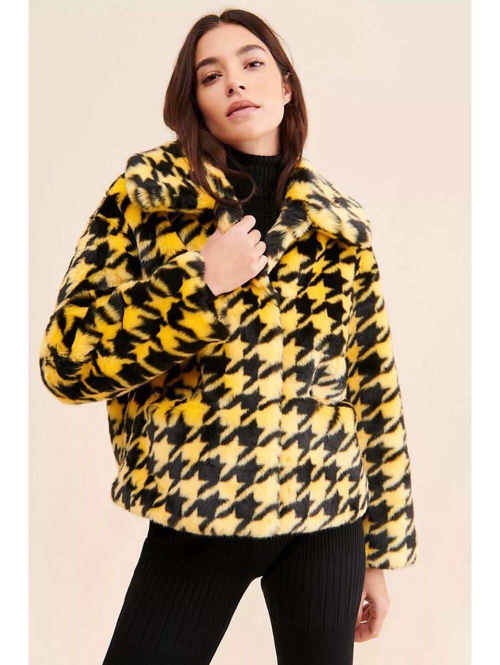 JAKKE X FREE PEOPLE Traci Faux Fur Coat